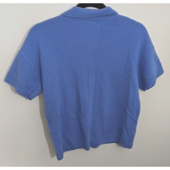 100% Cashmere NAADAM Short Sleeve Polo Top - Picture 2 of 8